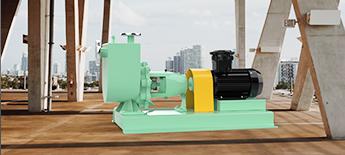 Corrosion resistant self priming pump
